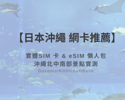 【沖繩網卡推薦】2026 沖繩上網 SIM 卡 & eSIM 選購懶人包